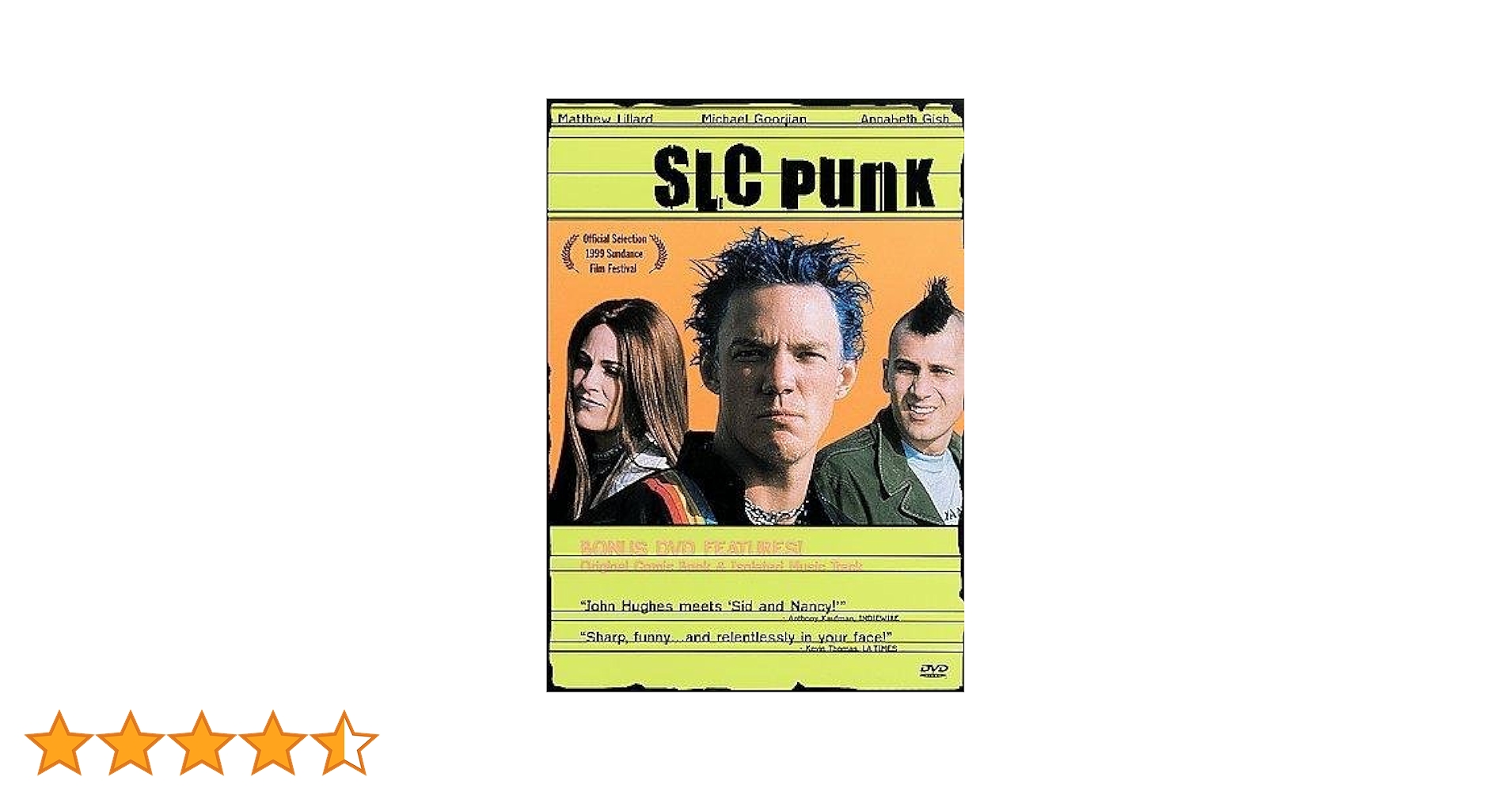 SLC PUNK!!!('99米) DVD Amazon.com: SLC Punk : Matthew Lillard, Annabeth Gish